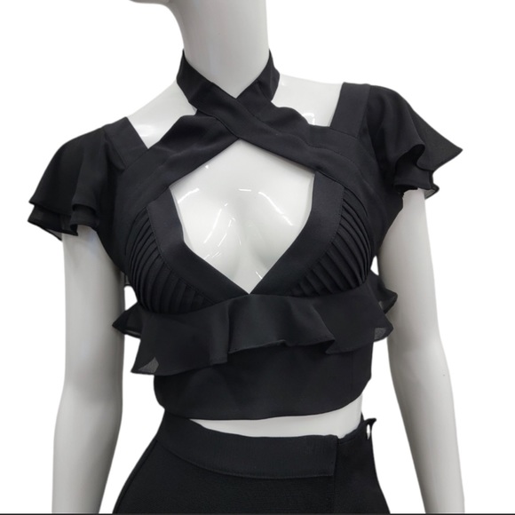 New Nasty Gals Crop Top Blue - Picture 3 of 5